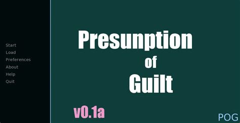 mist f95zone|Presumption Of Guilt [v0.1a] [MistGames] .